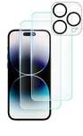 2x Szkło Hartowane + Szkło na Obiektyw Braders do iPhone 15 Pro Max Cl
