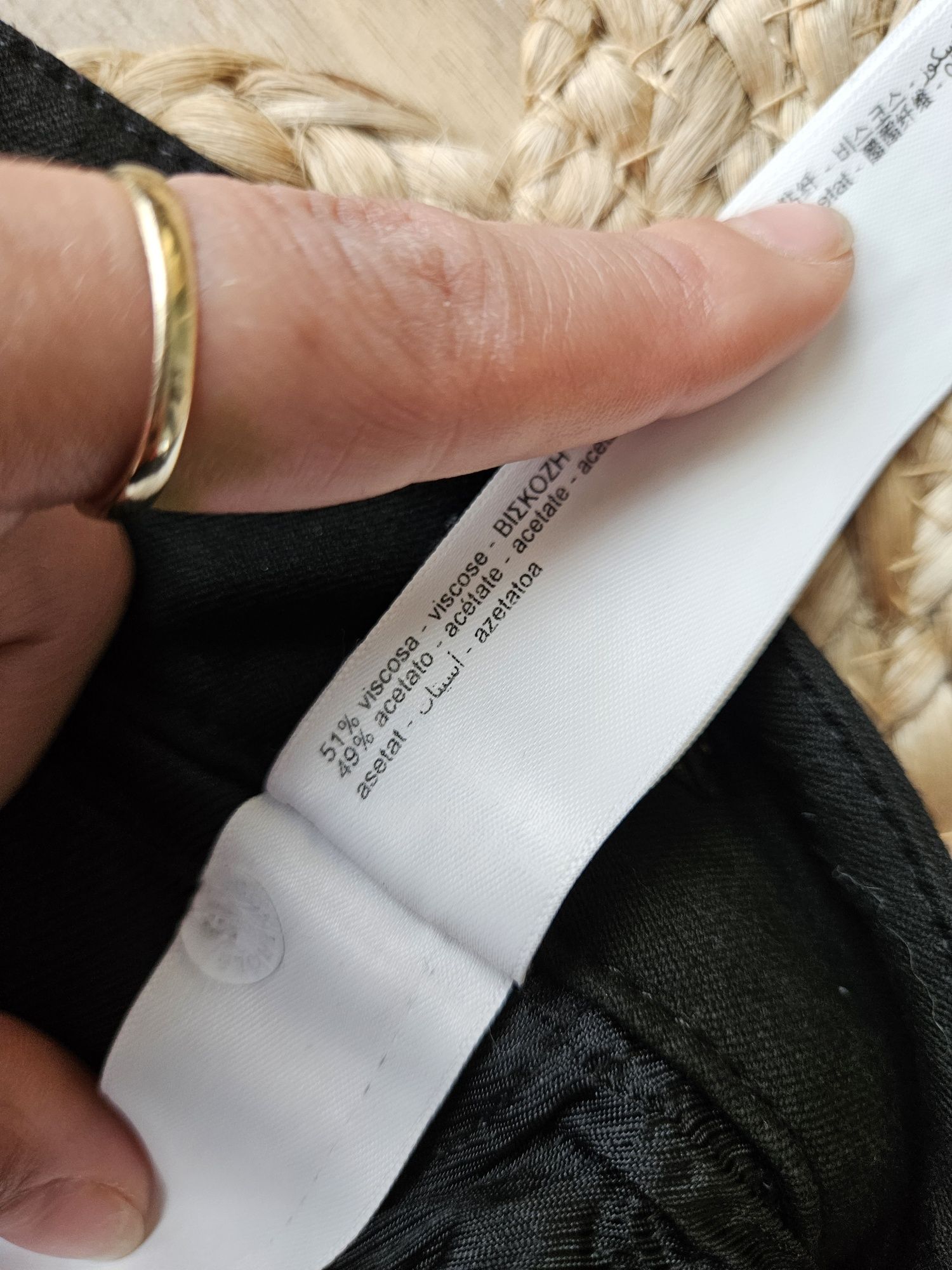 Czarne Proste Spodnie Damskie Massimo Dutti - Idealne do Eleganckich