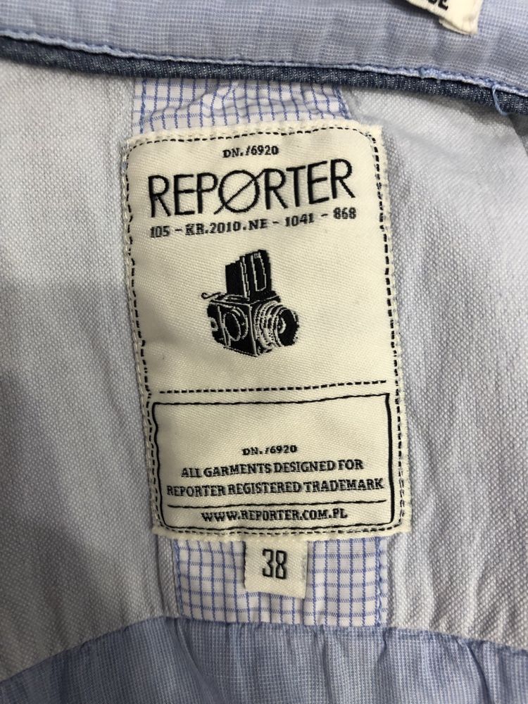 Koszula niebieska reporter M