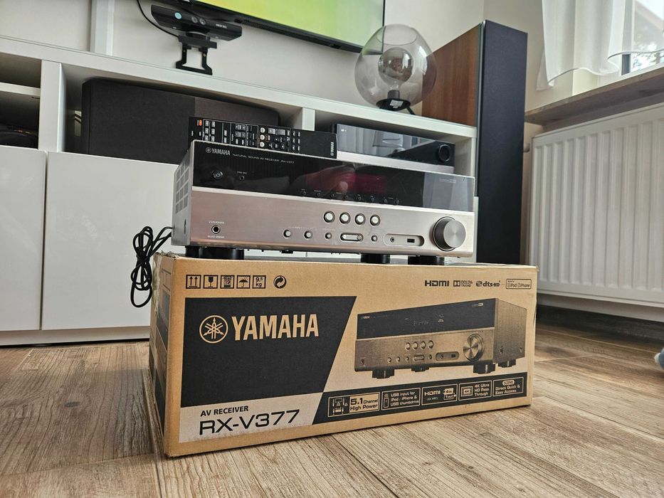 Wzmacniacz amplituner hdmi arc 4k bluetooth BurrBrown Yamaha rx v 377