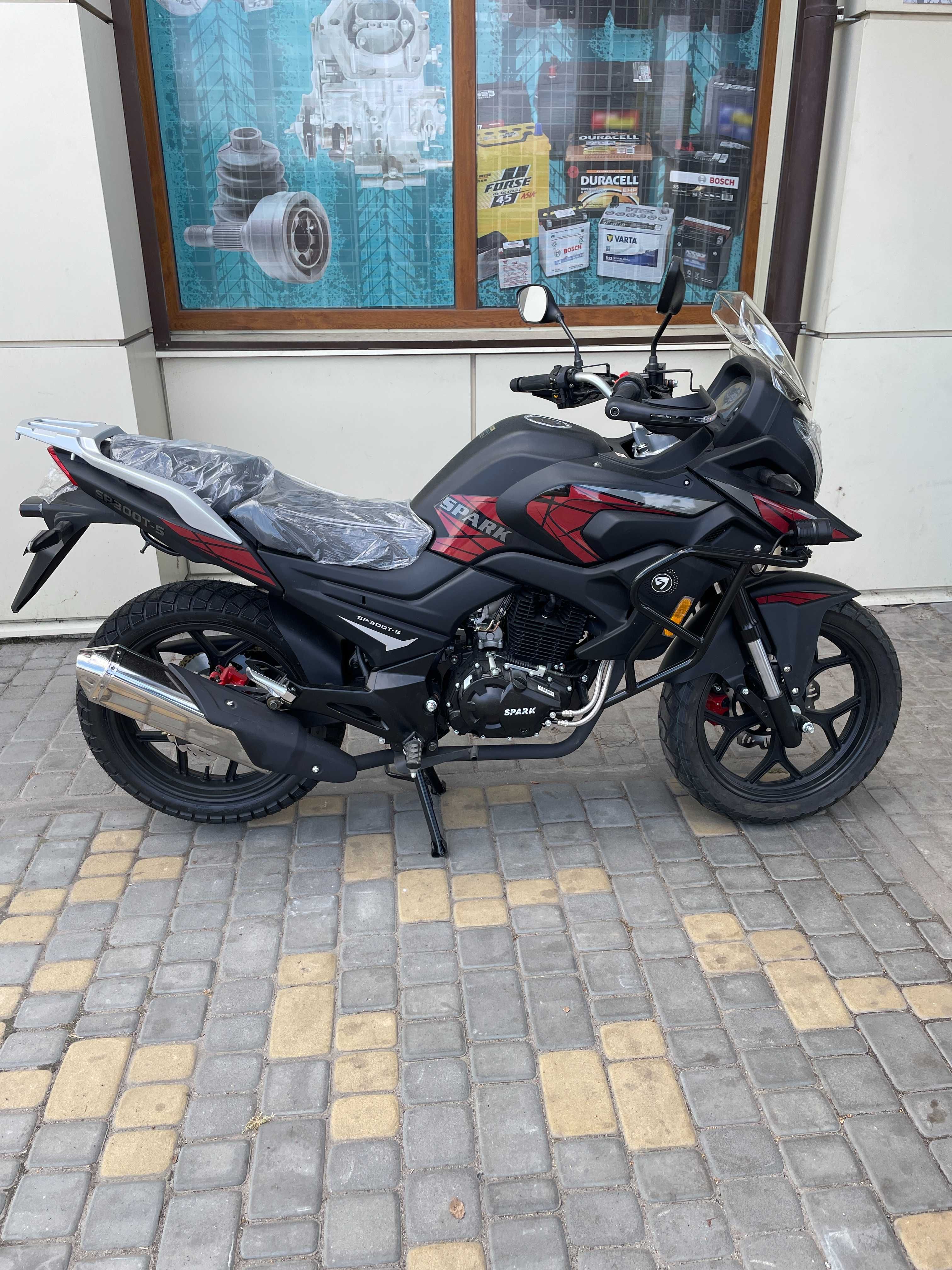 Мотоцикл Spark SP300T-5 (чорний матовий)