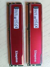 DDR3  Kingston,  оперативная пам'ять, 2x2 GB.