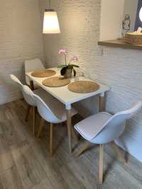 Stół z krzesłami krzesła kuchenny kuchnia jadalnia