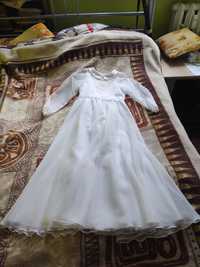 Sukienka komunijna szyta na miarę biała
