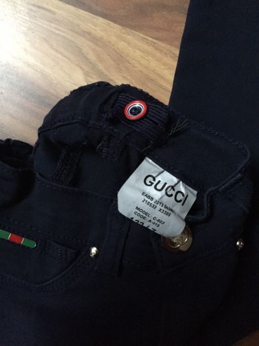 GUCCI made in italy spodnie dziewczęce 122cm/7 lat