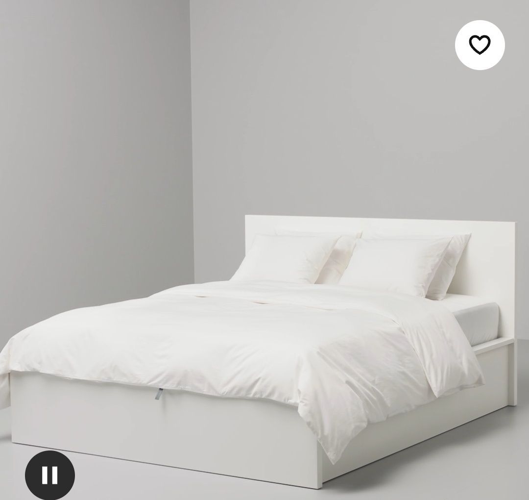 Łóżko z pojemnikiem IKEA MALM 160x200