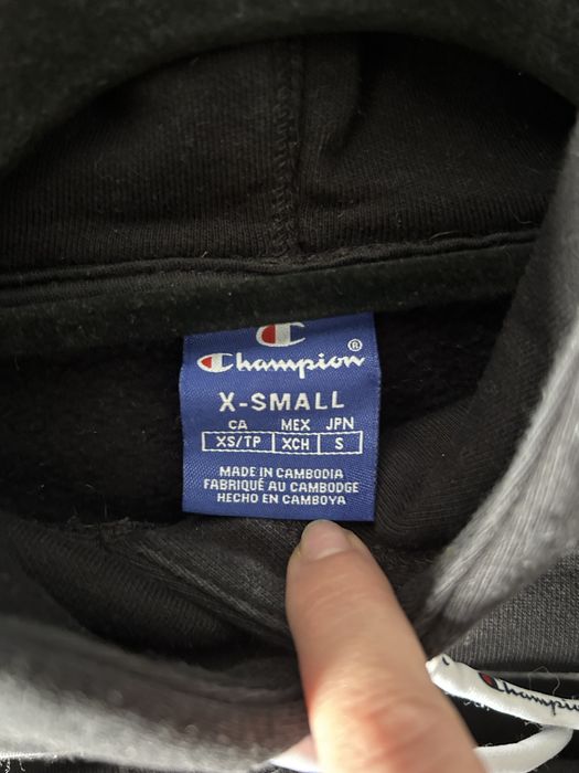 Champion bluza damska czarna XS w stanie idealnym