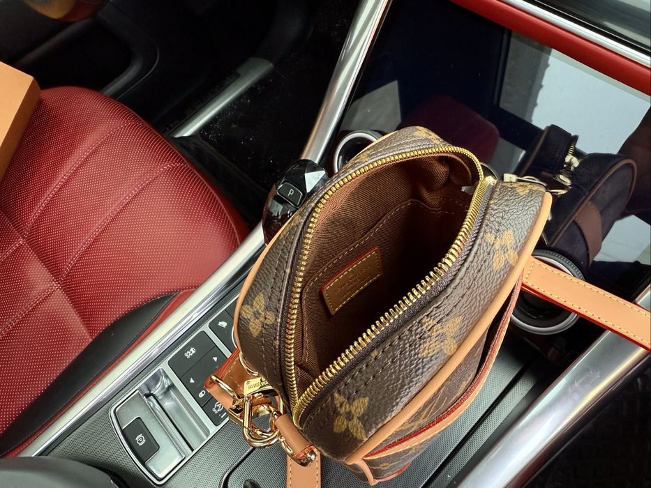 Louis Vuitton сумка мужская коричневая кожаная оригинал