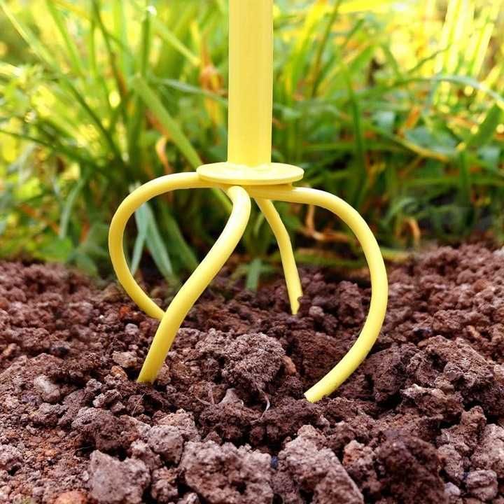 Kultywator ręczny Spulchniacz gleby Ogrodowy Aerator Glebogryzarka