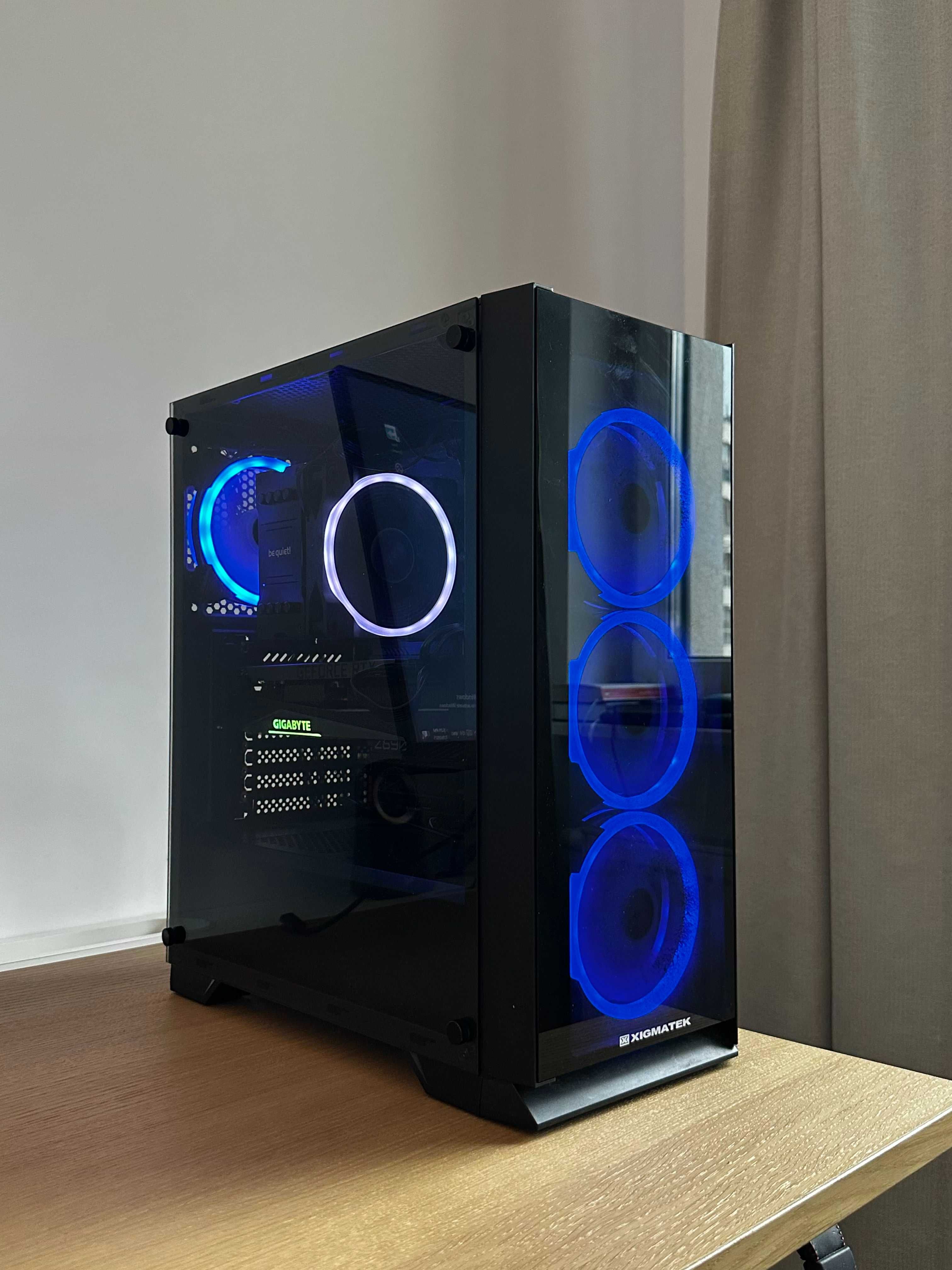 Komputer Gamingowy + Monitor, GeForce RTX 3070 Ti + Intel i5-12600KF