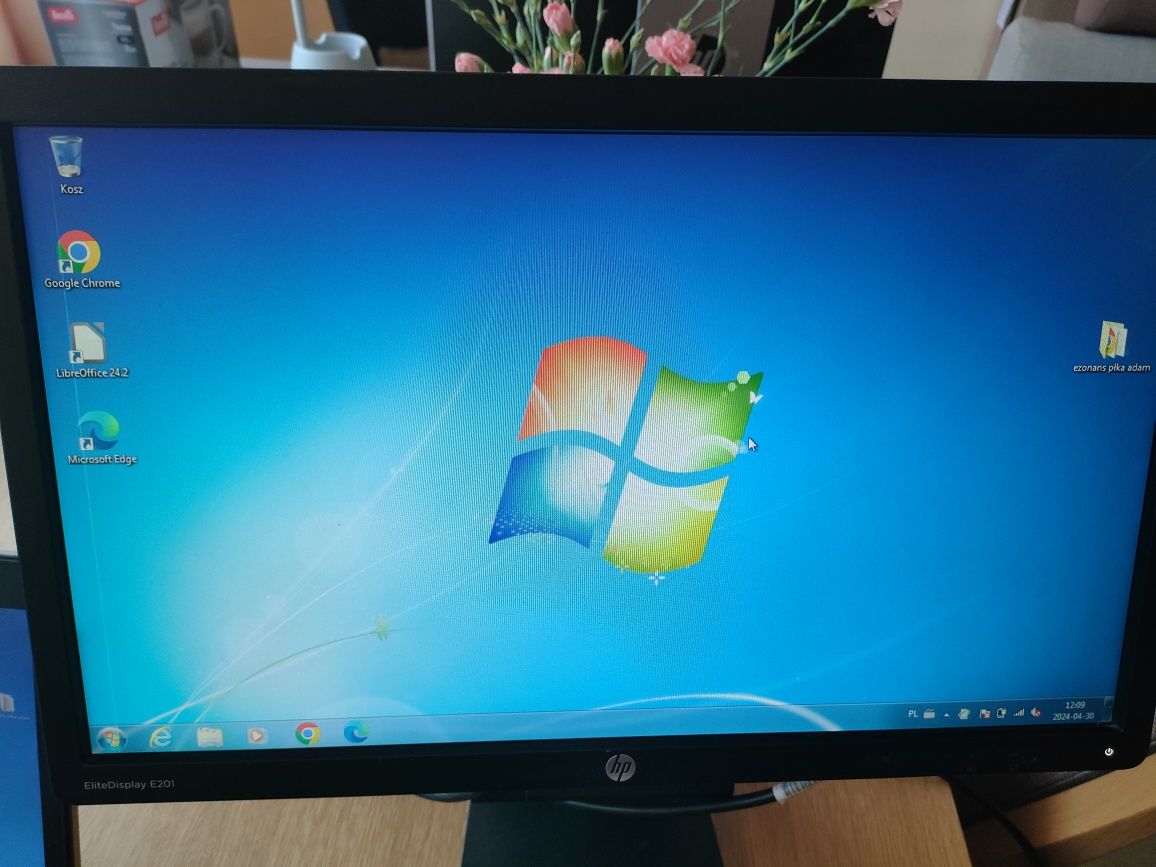 Monitor LCD HP EliteDisplay E201 - 20 cali