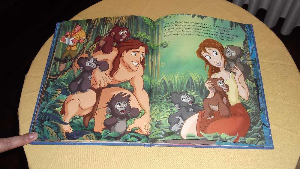 livro de criança o Tarzan