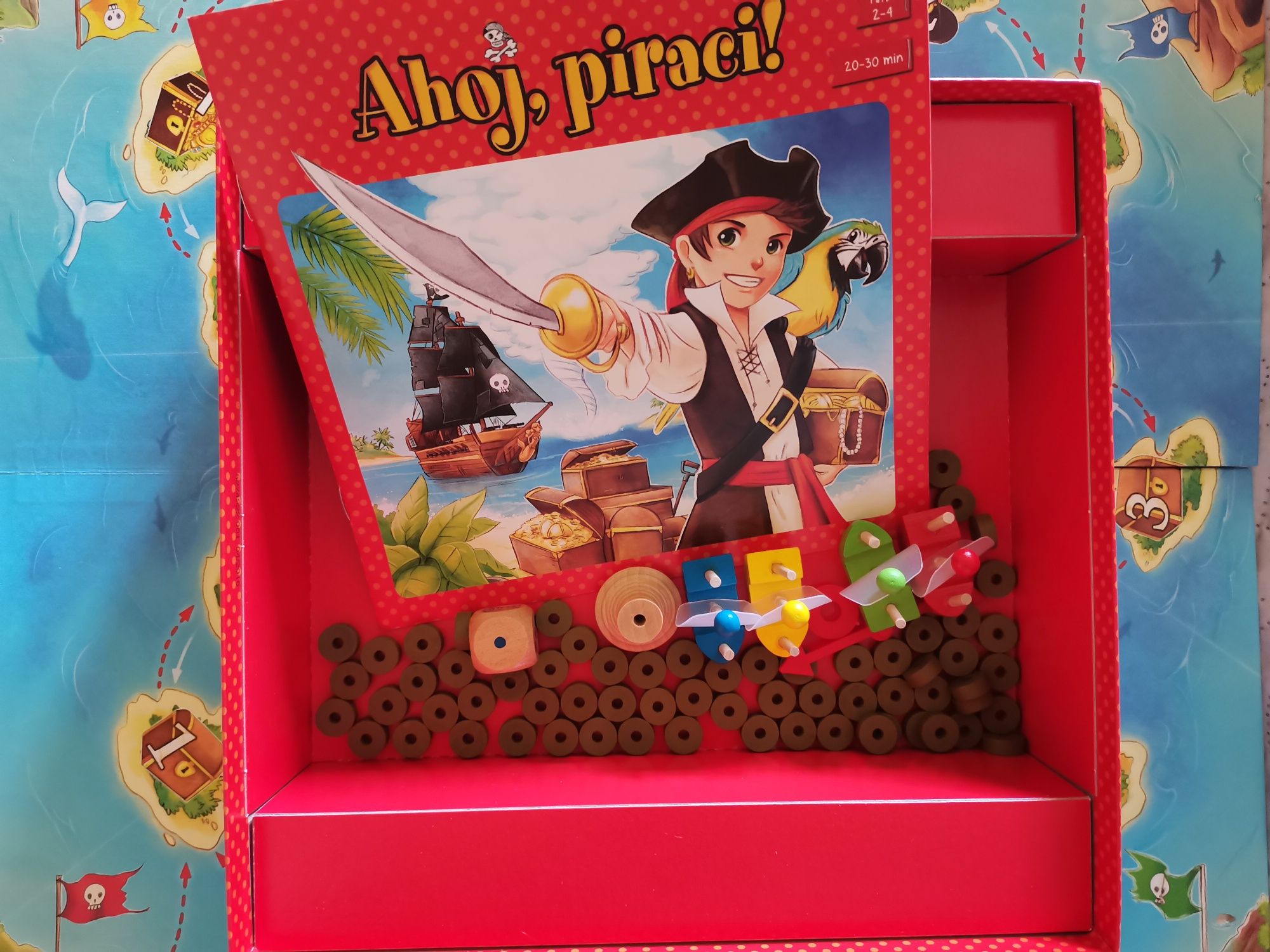 Gra planszowa rodzinna Egmont Ahoj Piraci