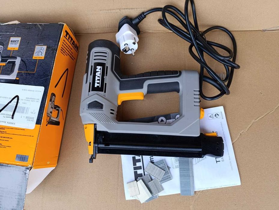 Elektryczna gwoździarka Titan TTB961NAL sztyfciarka pistolet gwoździ