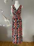 Długa maxi letnia sukienka z wiskozy plus size 44/46