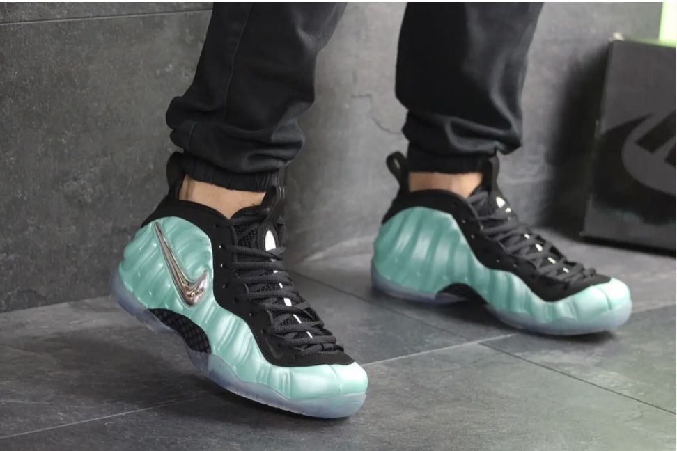 Мужские кроссовки Nike Air Foamposite Pro кожаные демисезонные