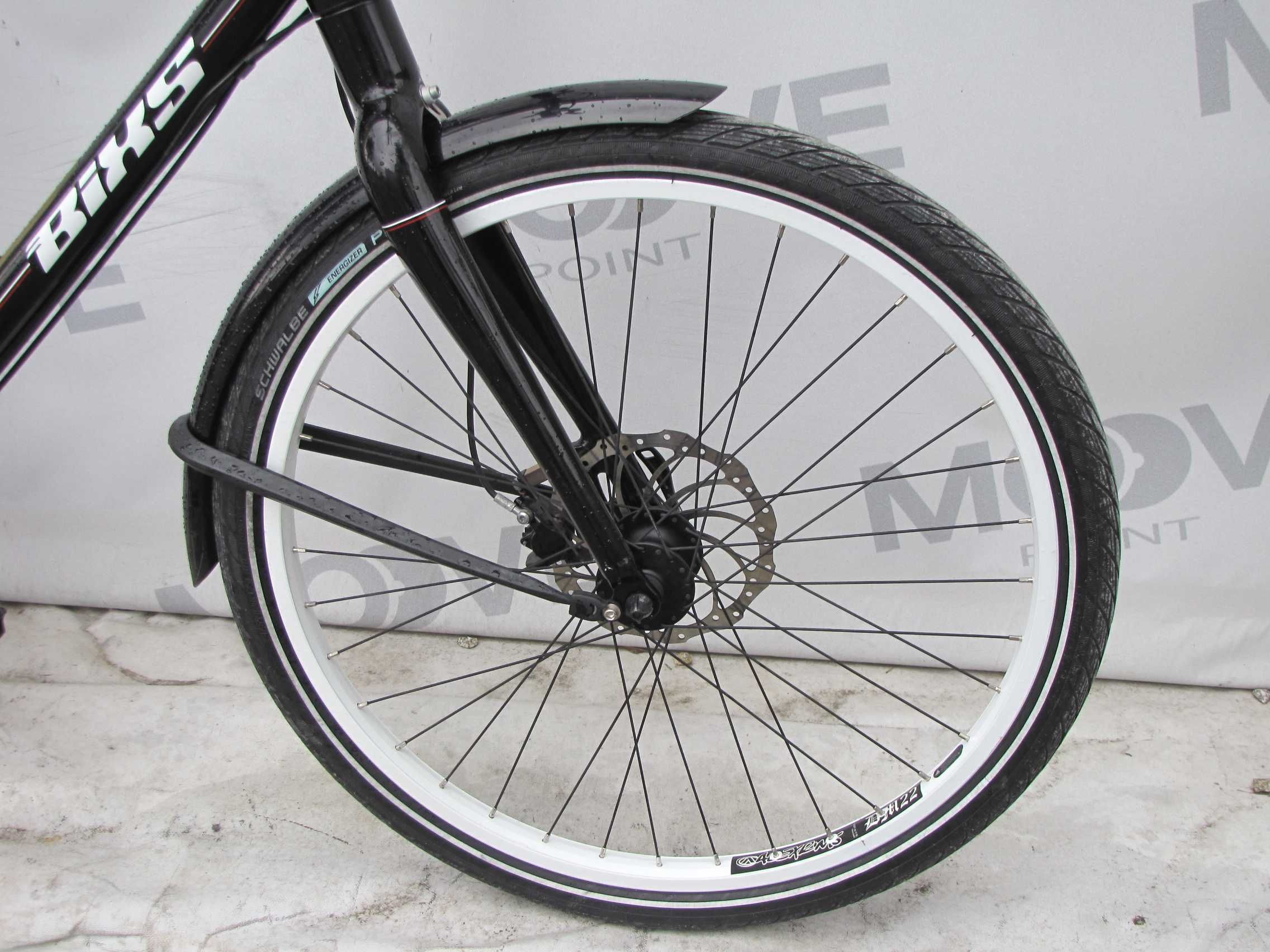 Ładny, miejski BIXS ACCESS ! Alu, DEORE , Tarcze. rozm. 49 cm.