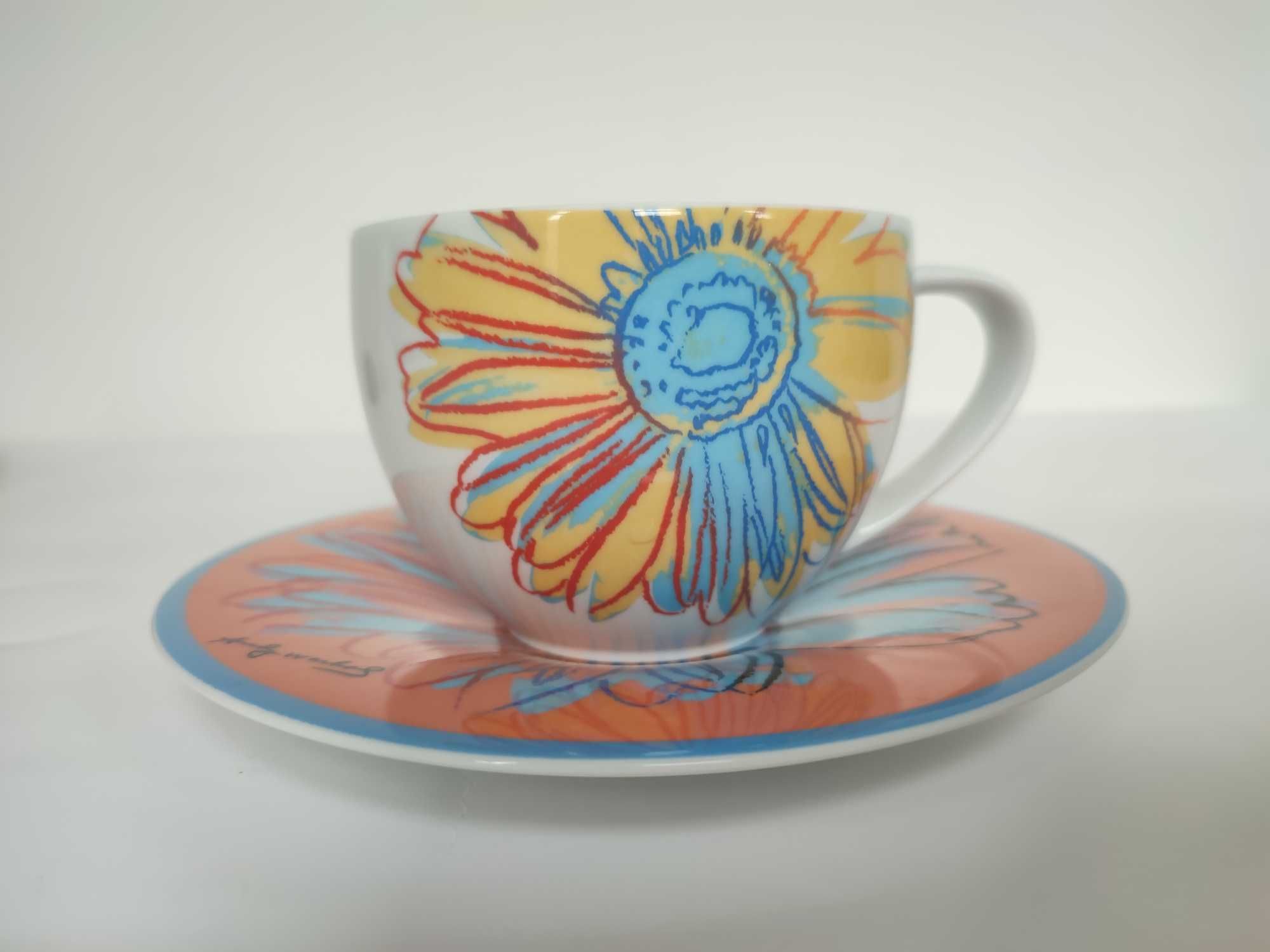 Rosenthal Studio Line Daisies Andy Warhol:  filiżanka ze spodkiem