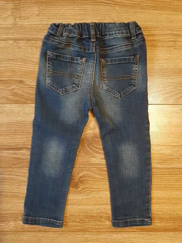 Spodnie jeansy Denim r. 92 stan idealny