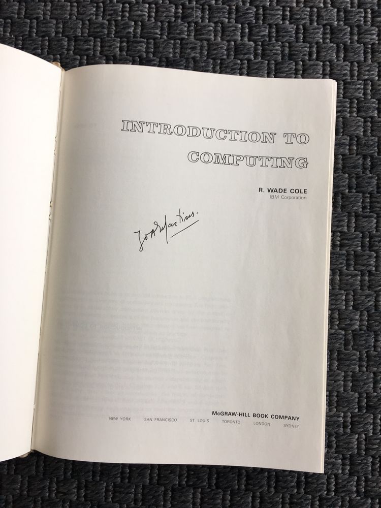 Introduction to Computing - R. Wade Cole