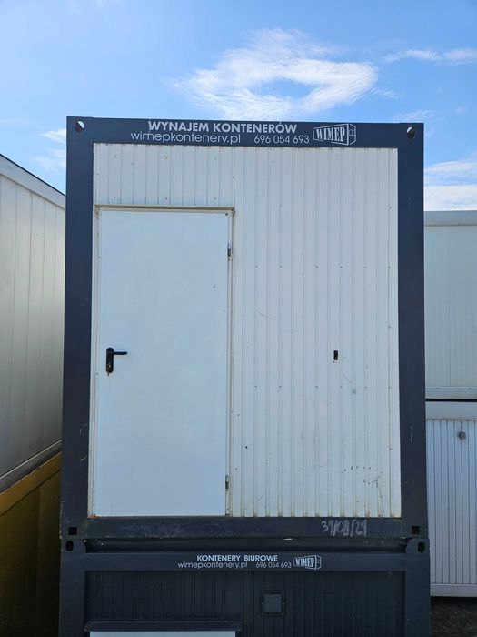 Kontener biurowy, socjalny, szatnia 6m - Używany (Gruba ściana 10cm.)