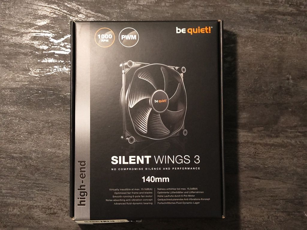 Be quiet! Ventoinha silent wing 3