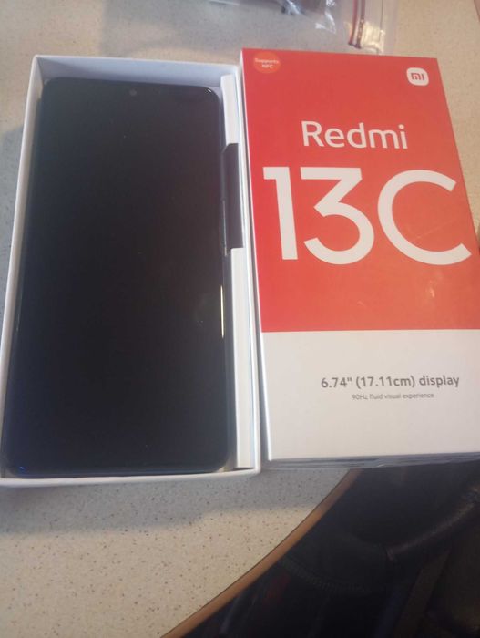 REDMI  13C Midnight Black 6GB RAM 128GB ROM.