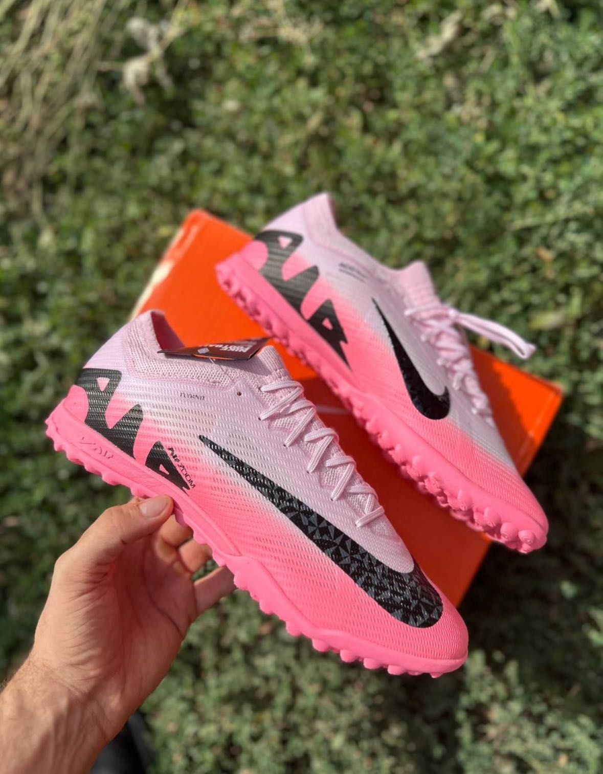 !РОЗПРОДАЖ Розові Сороконожки Nike Mercurial Air Zoom 36-44
