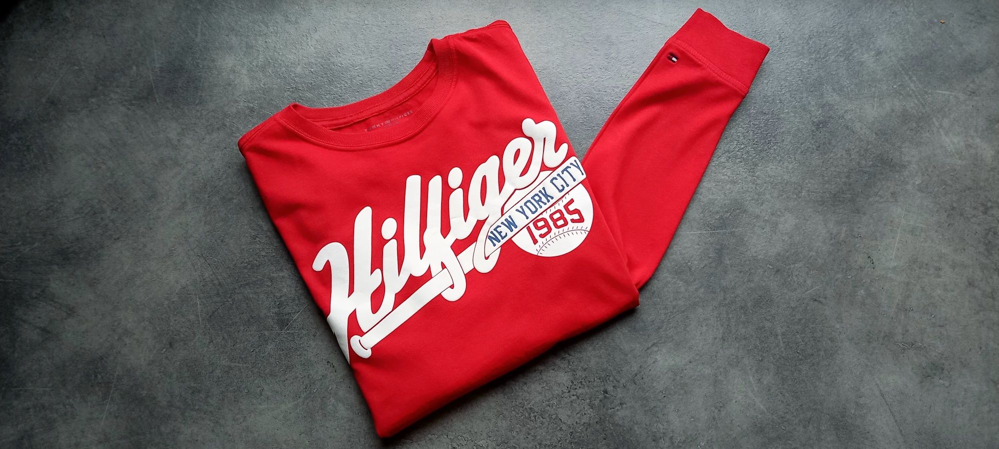 Tommy Hilfiger, bluzka koszulka na długi rękaw, roz. 152/158cm