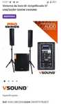 Sistema de Som Bi-Amplificado 12" USB/SD/BT 1200W VSOUND
Reentrada