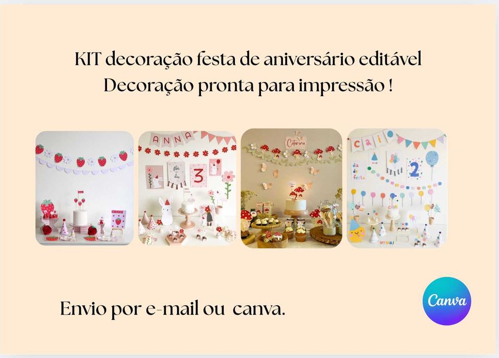 Kit de Decoração para Festa !