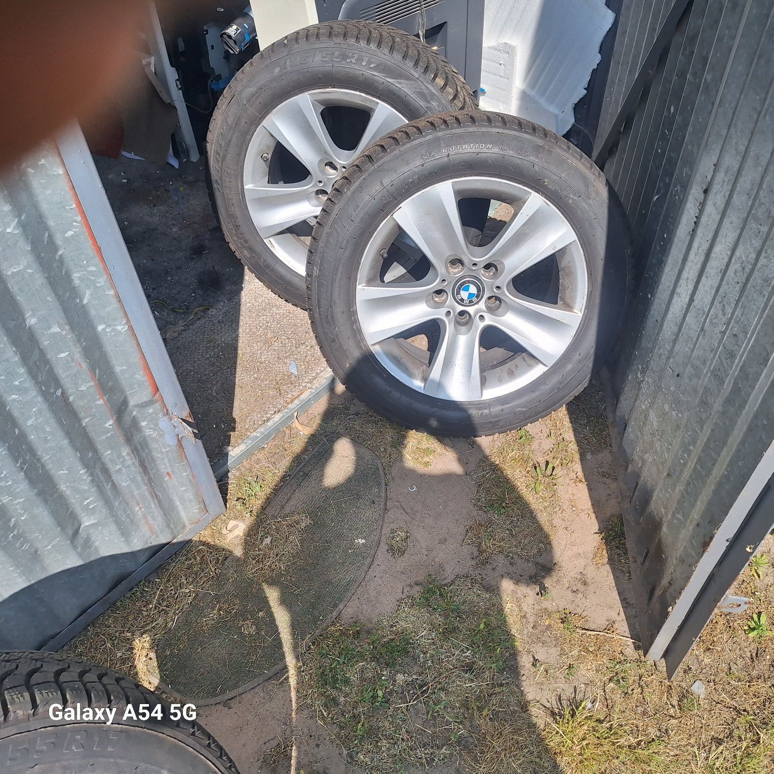 Felgi oryginalne do BMW  F10, F11 razem z oponami 225/55/17