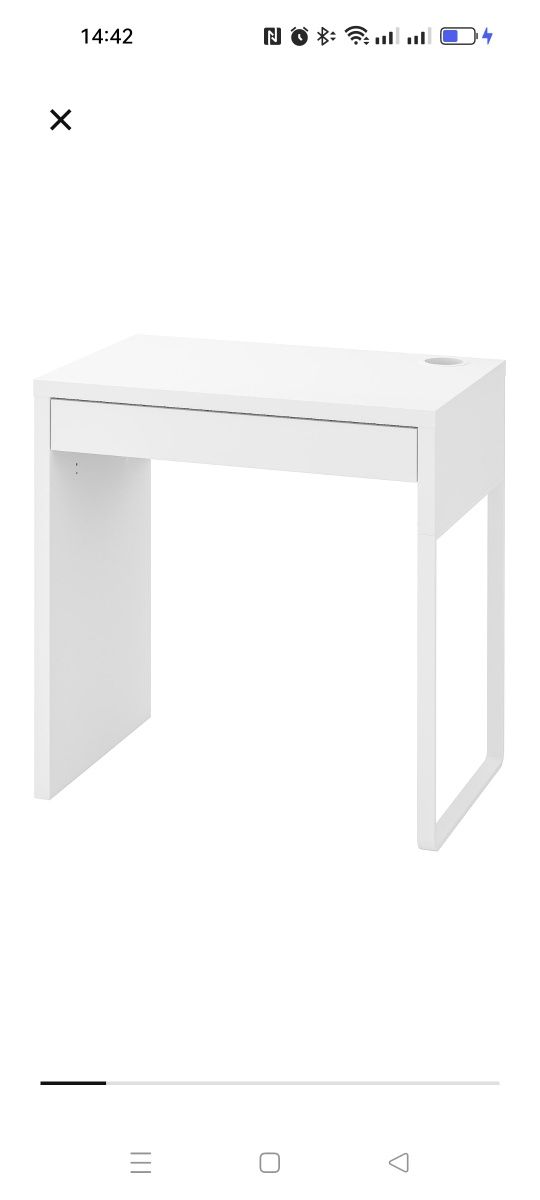 Secretaria com gaveta, 73x50