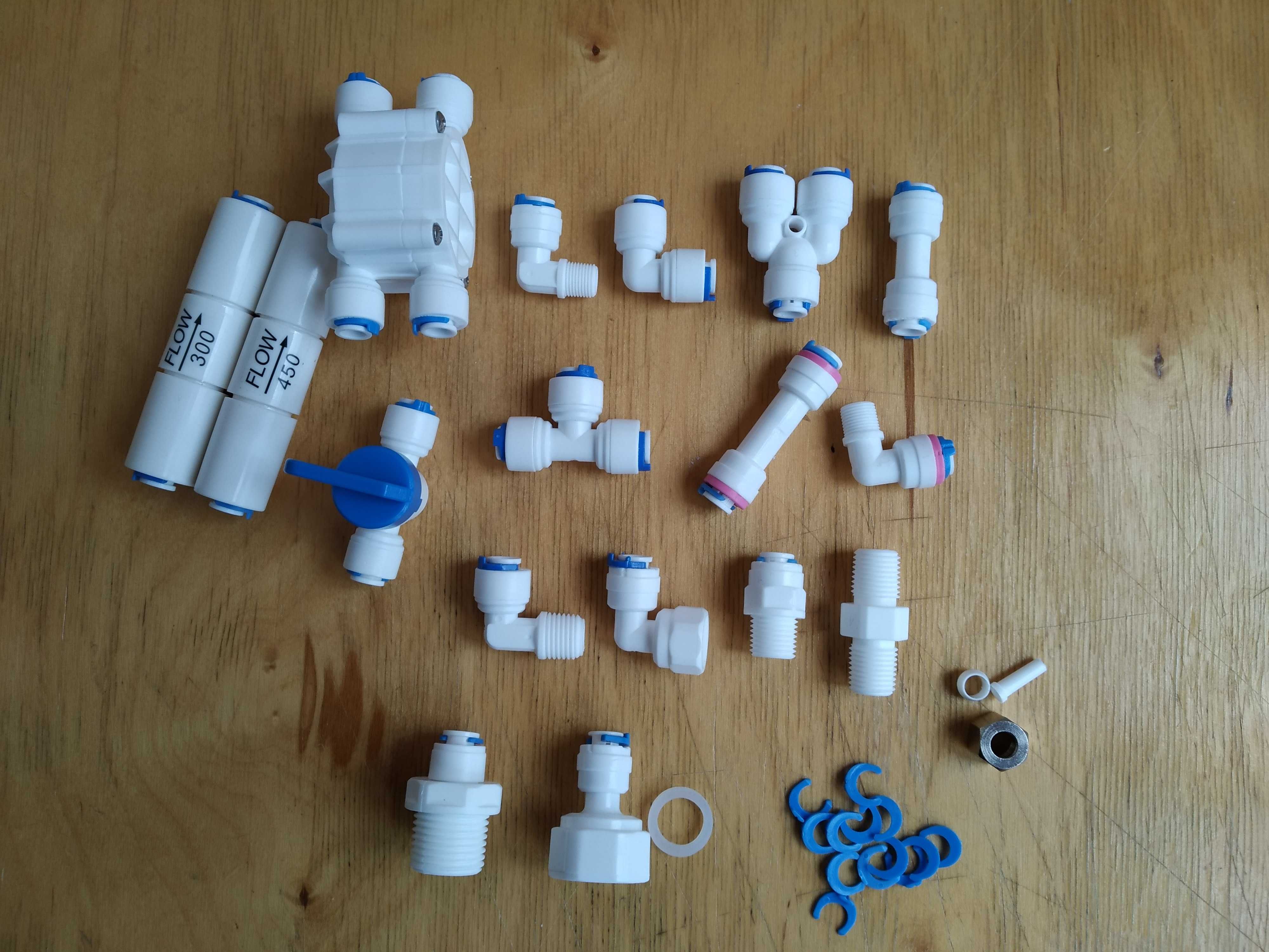 Комплектующие и запчасти на обратный осмос водоочистка