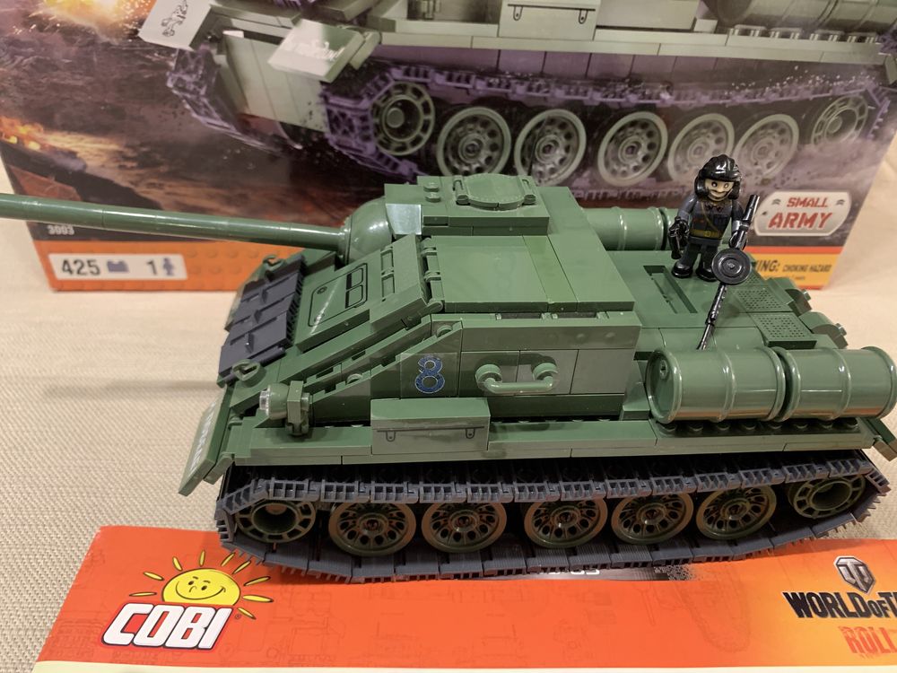 Czołg klocki Cobi Su85 World of Tank cobi14