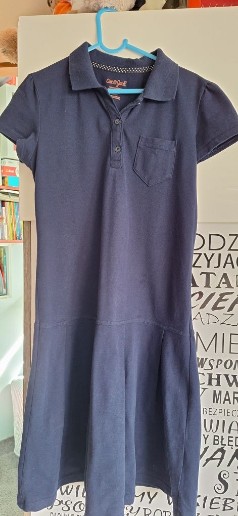 Sukienka granatowa polo