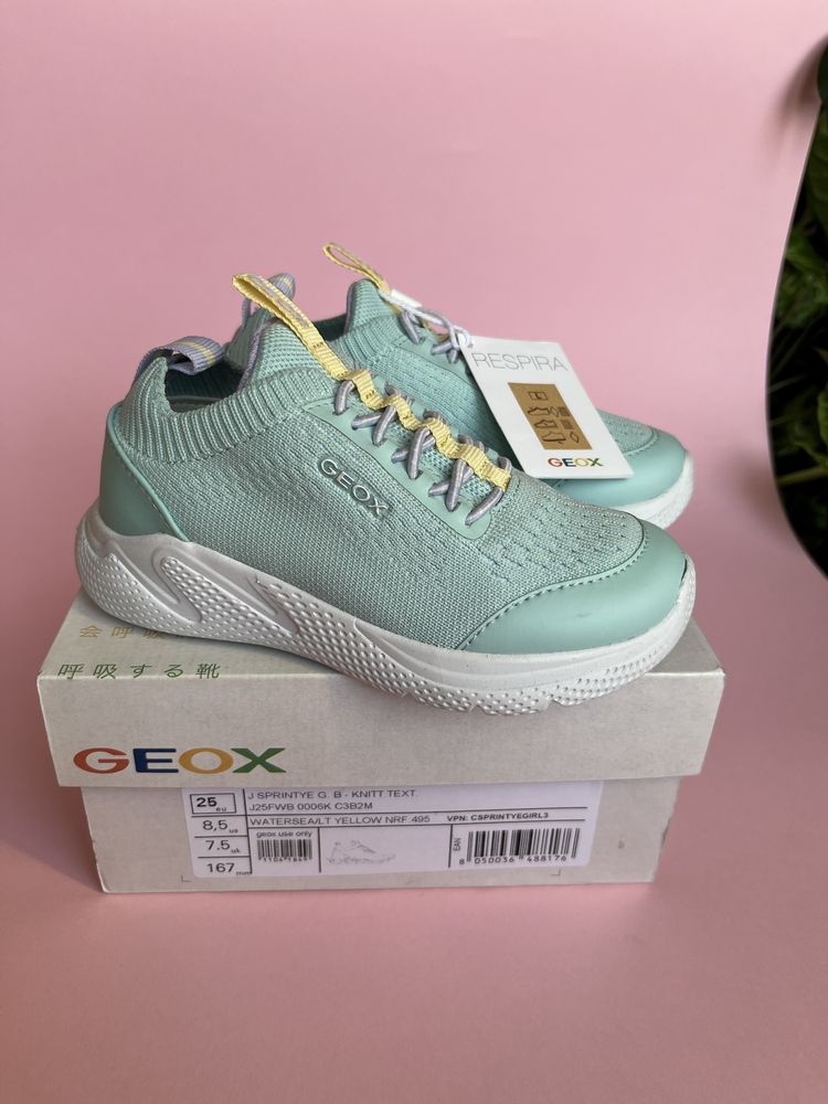 кросівки для дівчинки geox 25р.(16см) Geox Sprintye,кроссовки текстиль