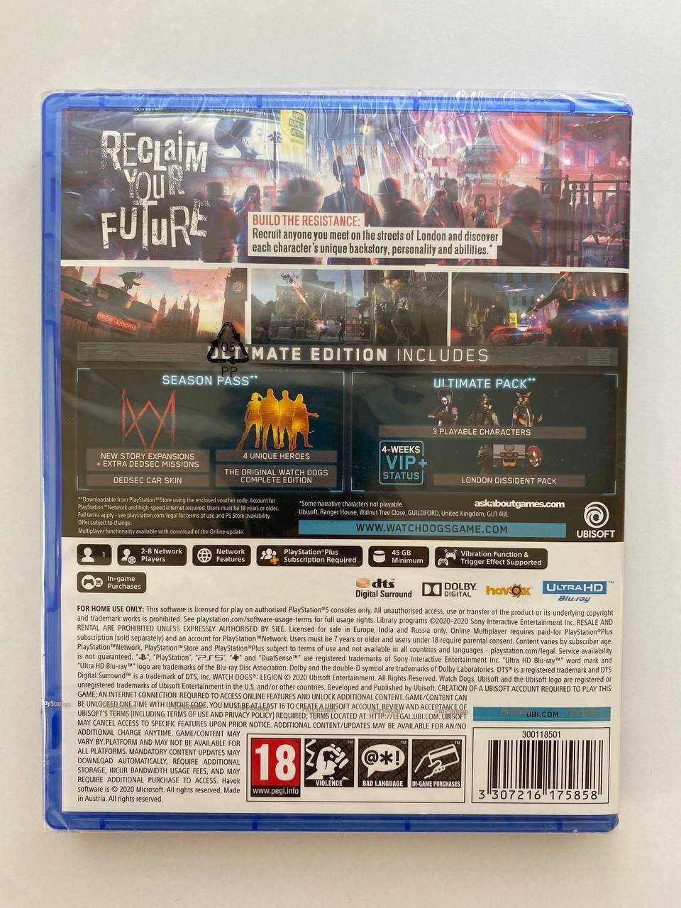 Watch Dogs Legion, PS5 Ultimate Edition