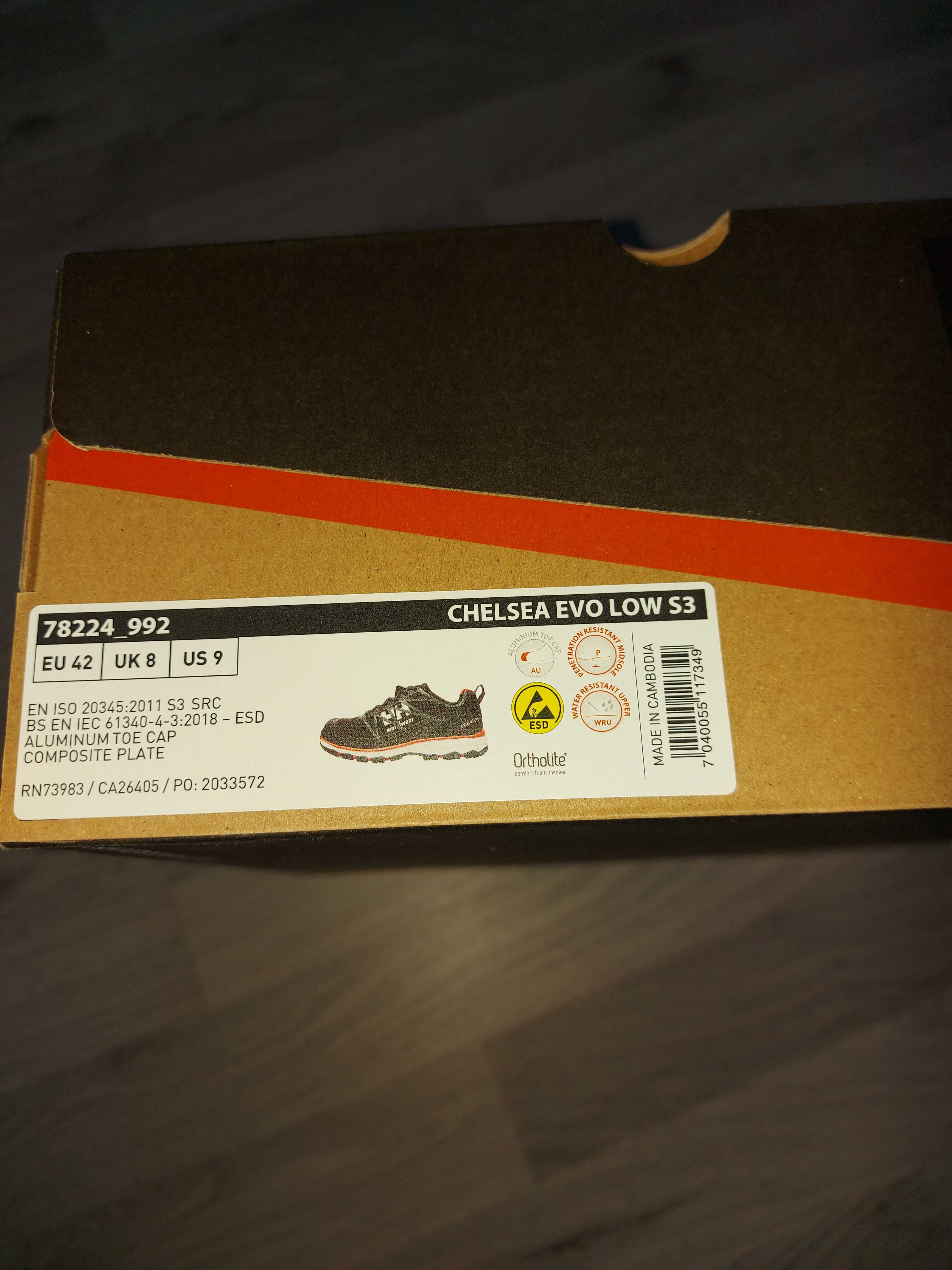 BUTY Robocze Helly Hansen Chelsea Evolution Low s 3 roz 42.