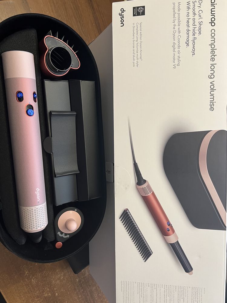 Подарунок Новий запакований Оригінал Стайлер Фен Дайсон Рожевий Dyson