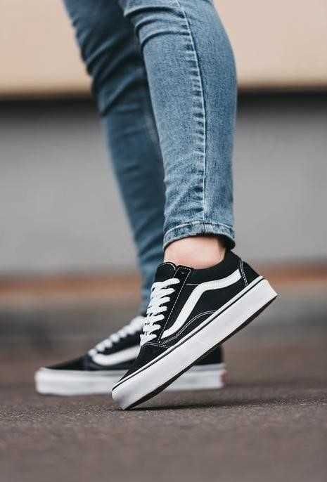 Кеды Vans Old Skool Classic Black White 36-45 ванс олд скул ТОП Весны