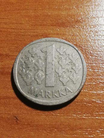 Moneta 1 Markka 1973r Finlandia
