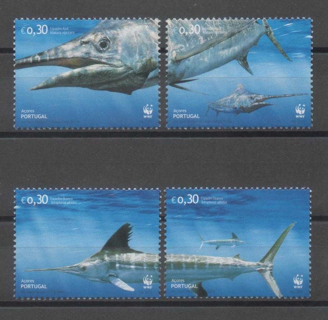 Série Completa. 2004 / WWF Açores. Espadim Azul Espadim Branco. Novo.