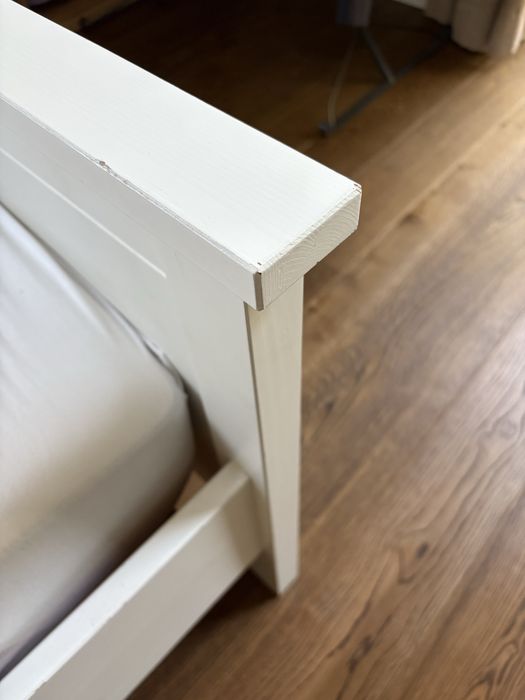 Łóżko Hemnes IKEA 140x200 + dno materaca Lonset