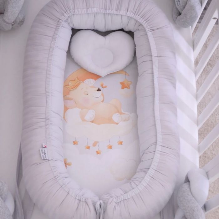 Кокон (позиционер) для немовлят новонароджених Baby Veres "Leo"