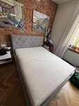 Tapicerowane łóżko NAP z materacem HILDING 160 x 200