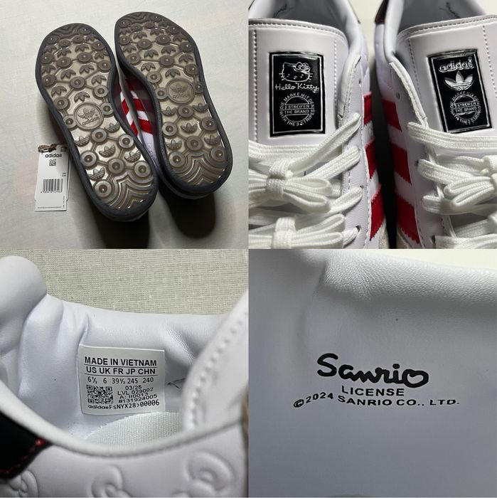 Кроссовки Adidas Gazelle Hello Kitty 36-41 размеры в наличии + подарок