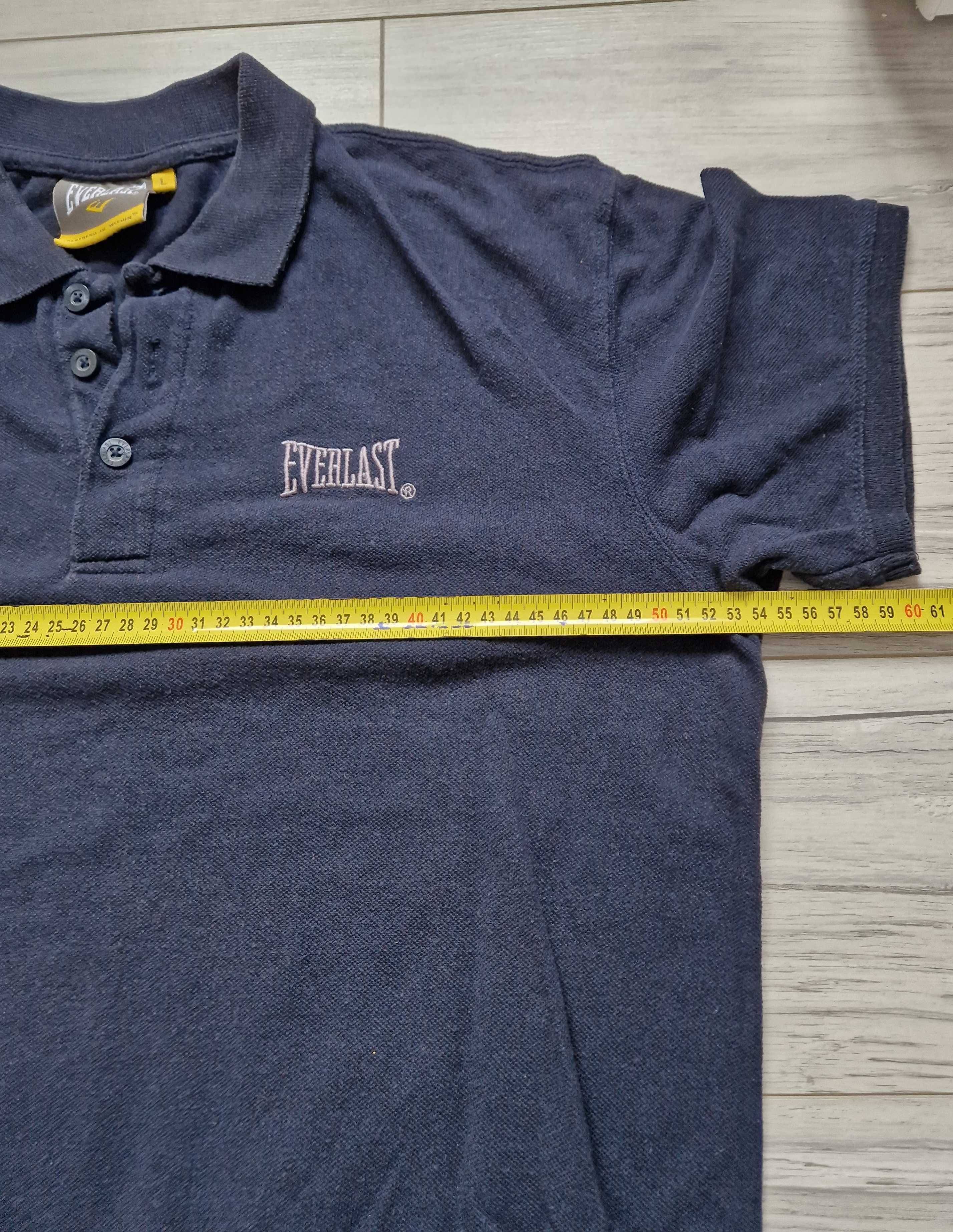 Koszulka polo EVERLAST rozm L granatowa ładna bdb Tanio męska