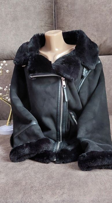 Zara дублянка авіатор дубльонка Зара