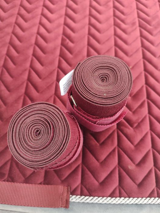 Kentucky Horsewear czaprak DL full Velvet bordeaux i 2 owijki